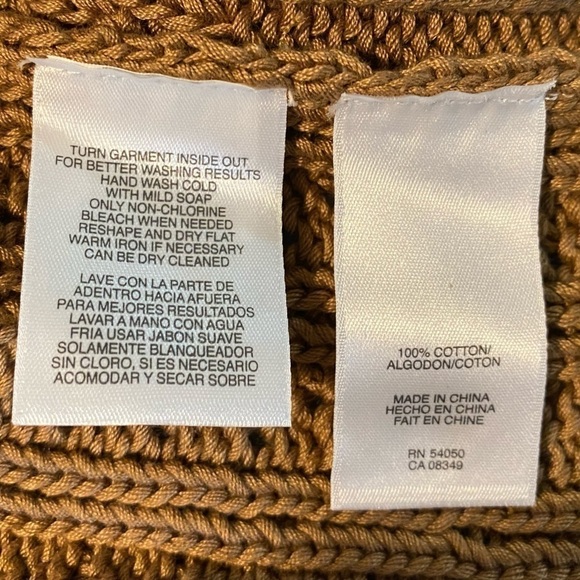 Anne Klein Plus Sz 3X 100% Cotton Cable Knit Vest Preppy Academia Old Money EUC - Picture 8 of 9